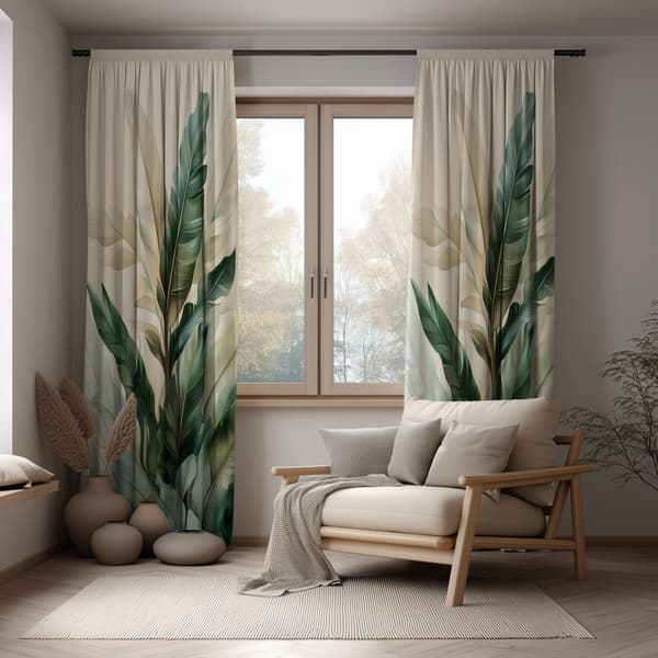 Gardin på tape print 572