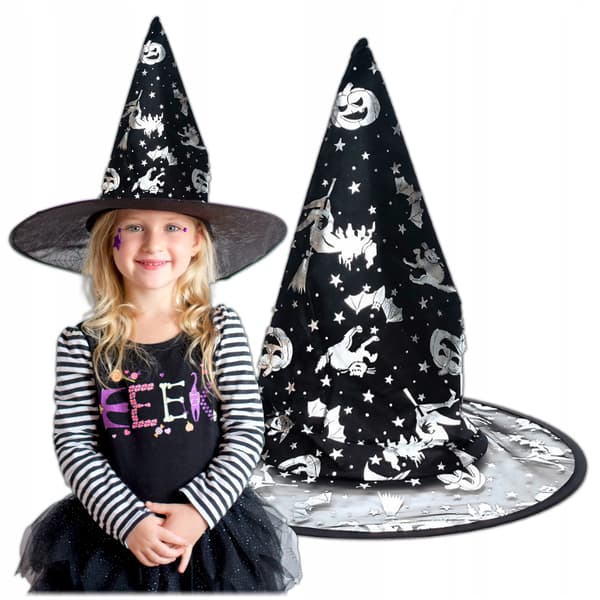 Heksehat Halloween Karneval Kostume