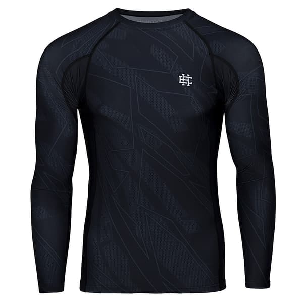 Herr långärmad rashguard SHADOW S BLÅ