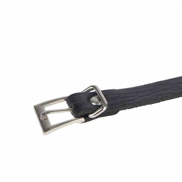 Subblime Punk Bondage Bälte Svart Metallspänne Universal