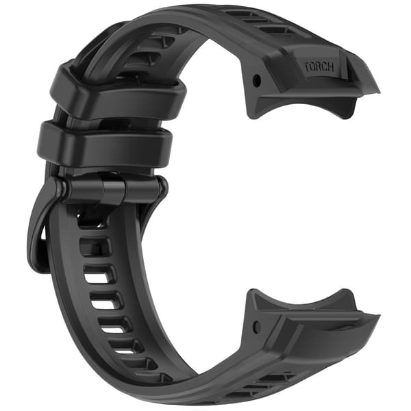 Silikone rem til Garmin Instinct 3 45mm, sort