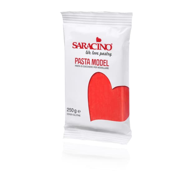 Rød Modelpasta 250g - Saracino