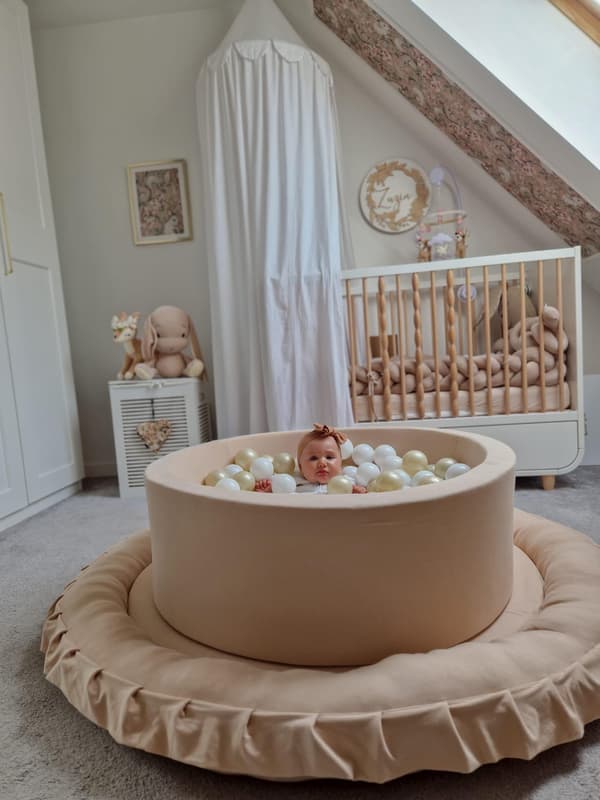 Tør pool 90x40 beige uden bolde