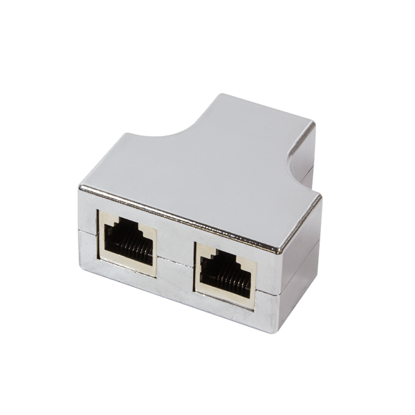 RJ45 T LogiLink netværksadapter 1 til 2 forbindelsessplitter, 10Mbit, Netværk