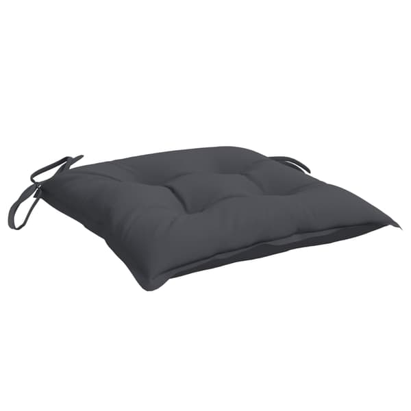 vidaXL Stolsdynor, 2 st, Antracit, 40x40x7 cm, Tyg