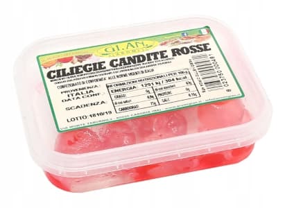 GI.AN. Kanderade körsbär röda 60g