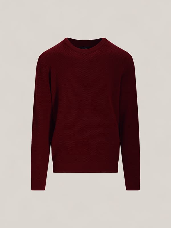 Bordeauxrød sweater BICKNELL M