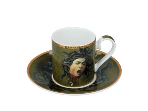 Carmani, 2x espressokoppar - DE caravaggio/Medusa's Head