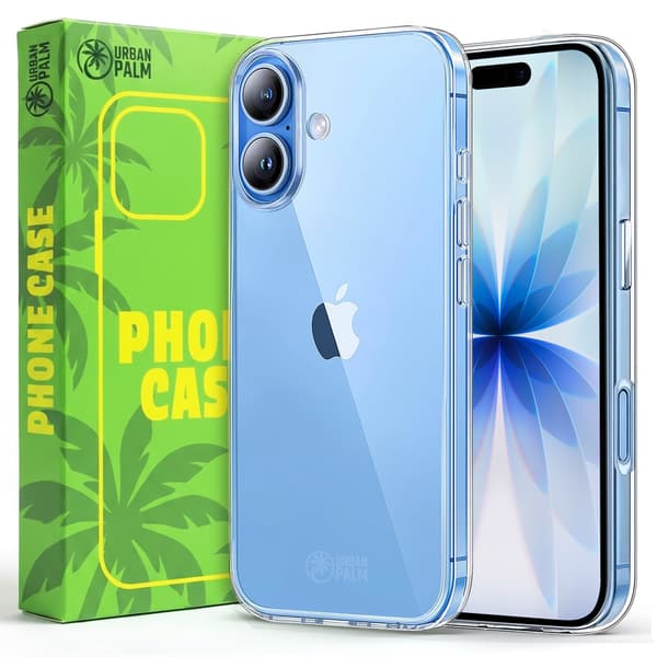 UrbanPalm iPhone 17 -kotelo, silikoni, läpinäkyvä