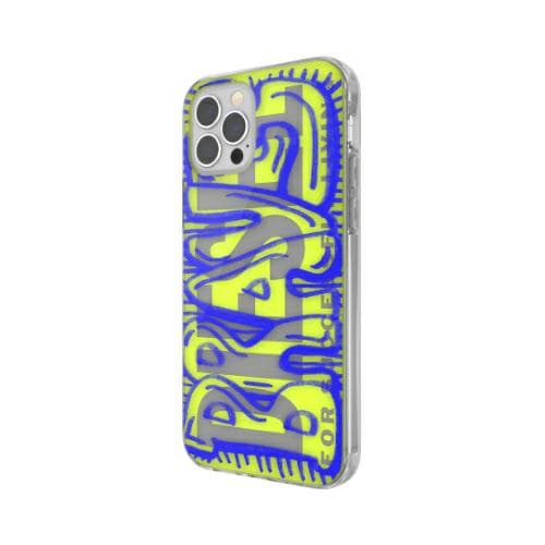 Diesel Snap Cover Klar AOP iPhone 12 Pro Max Blå Lime