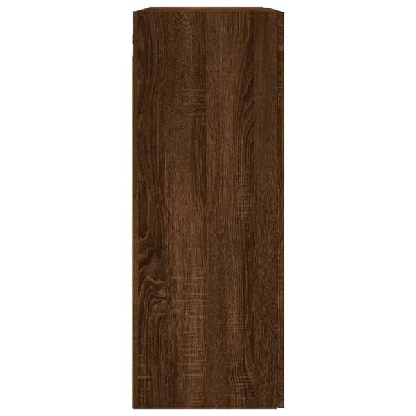 vidaXL vægskab brunt egetræ 69,5x34x90 cm