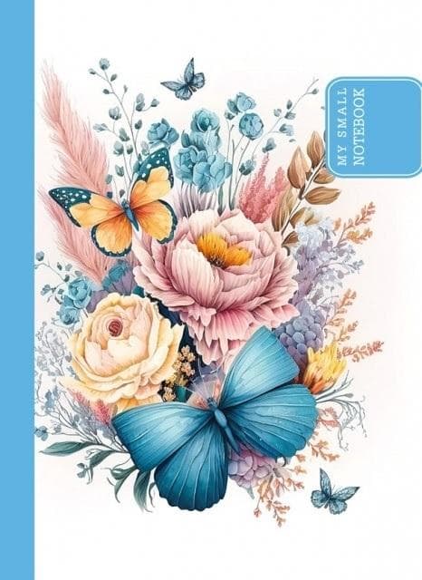 Dekorativ notesbog 105x148/48K glat TW Bouquet