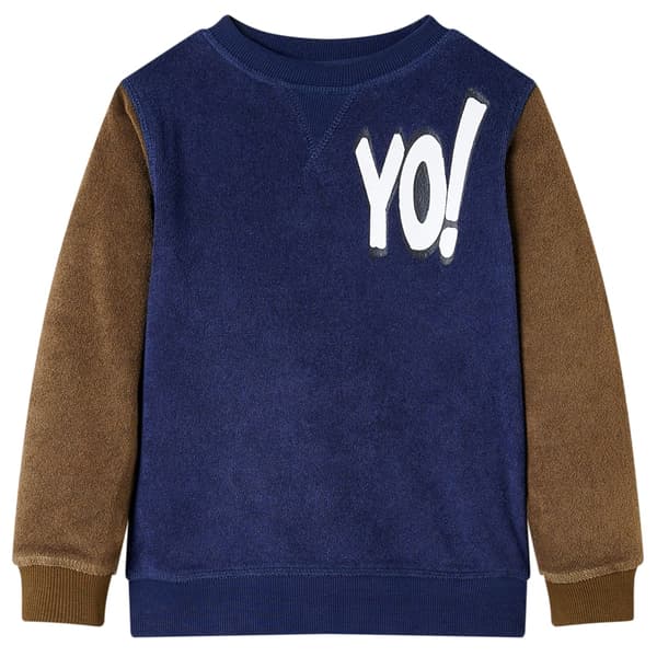 Børnesweatshirt, marineblå, 104
