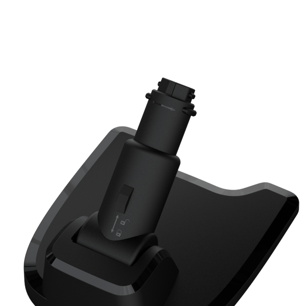 Yaxo-stativ med Joy-Con racing SET-hållare för NS/NS2 Techno Black