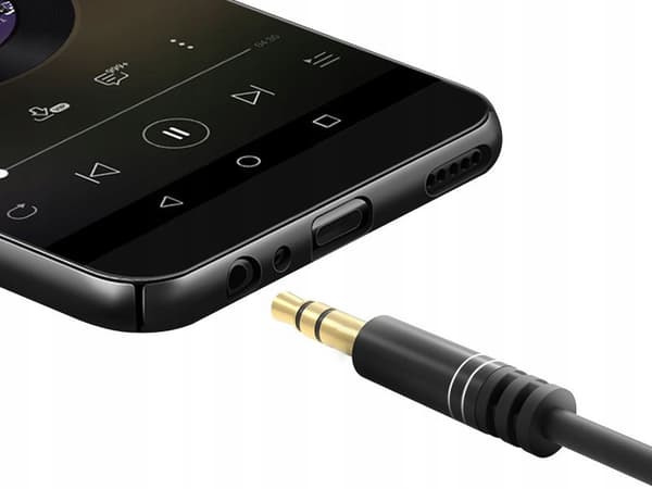 AUDIKABEL AUX L11 mini-jack Dudao SORT