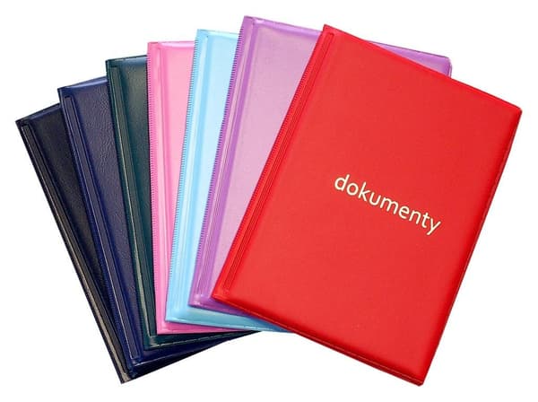 Stort PVC MIX dokumentomslag
