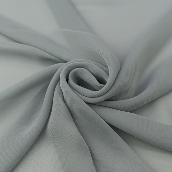 Chiffonmateriale, grå farve