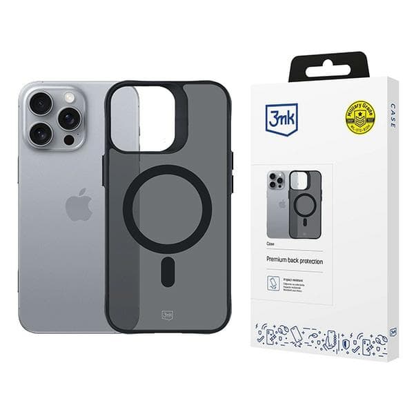 3MK Smoke MagCase-etui til iPhone 16 Pro Max
