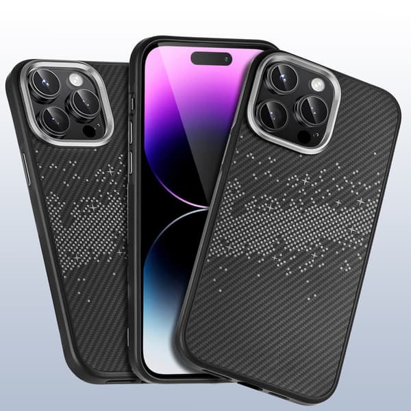 iPhone 14 Pro Max-skal, Vintergatan, Grå