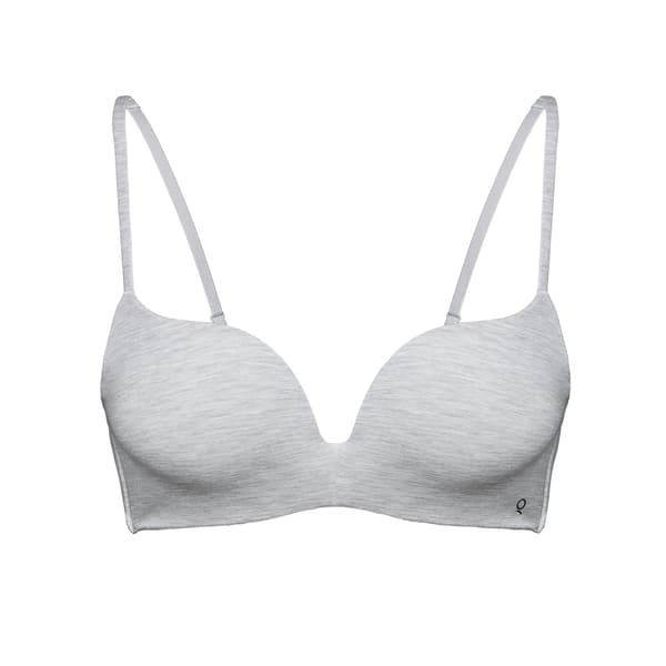 Comfie Esotiq Push-Up -rintaliivit | Vaaleanharmaa 80C
