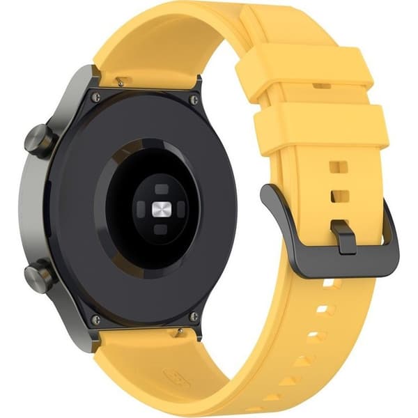 Silikone rem 22mm universal, gul