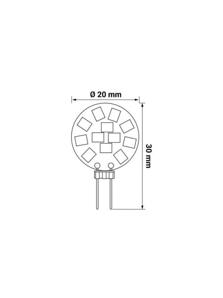ORO-G4-1.5W-CW-lamppu, 6500K