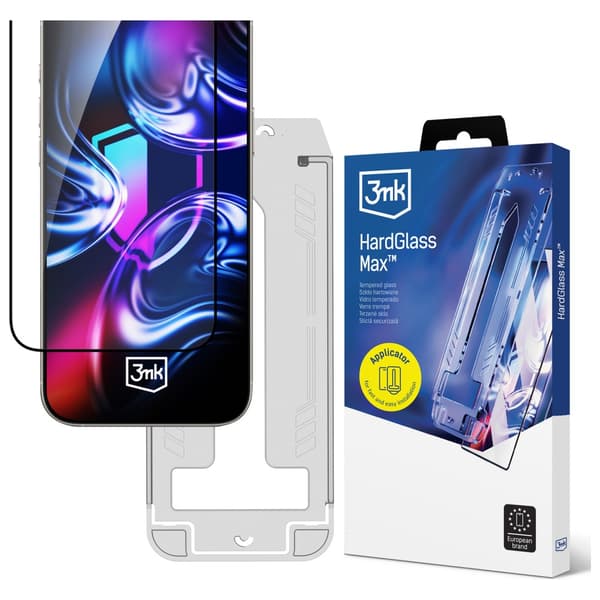 3MK HardGlass Max hærdet glas med applikator til iPhone 14 Pro Max