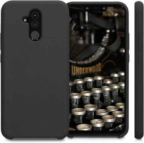 ETUI til HUAWEI MATE 20 LITE MAT MAT BAGCOVER + 9H GLAS