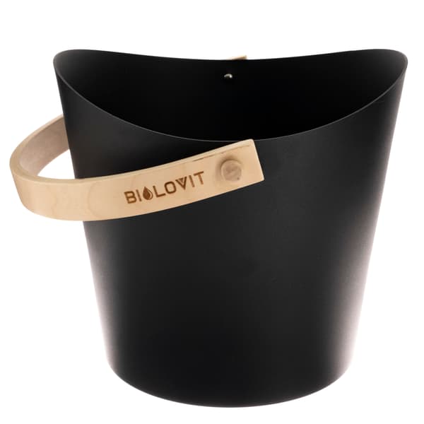 Bilovit Aluminium Sauna Spand Sort - 7 Liter