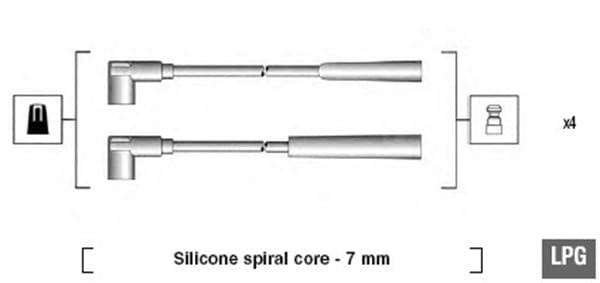 MM MSK582 MAGNETI MARELLI TÄNDKABLAR