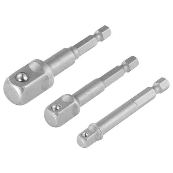 CrV STEEL -sovitinsarja (3 kpl) 1/4” 3/8” 1/2” Vorstahl