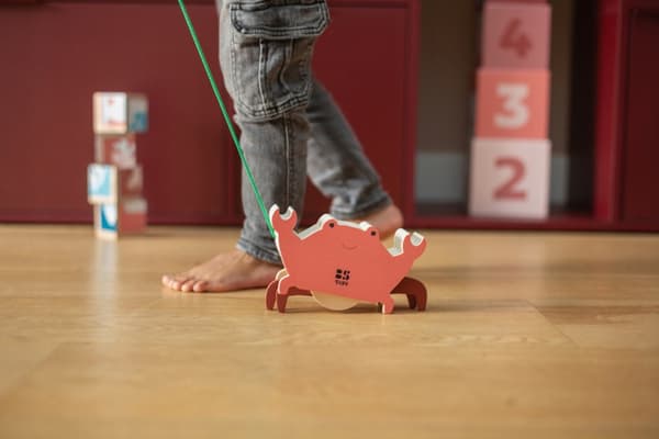 BS Toys Træ Krabbende Krabbe
