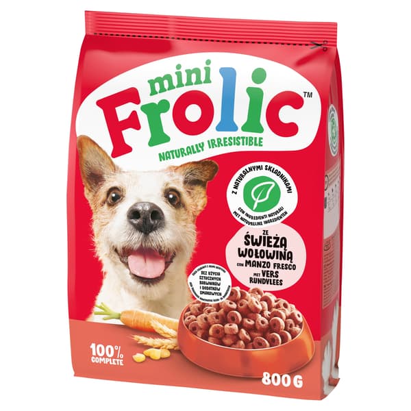 Frolic Mini tørfoder med oksekød 800 g 1 stk.