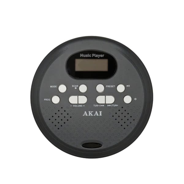 AKAI ACDP-200 PLUS CD-afspiller Bluetooth 5.3 FM MP3 USB-C ESP Sort