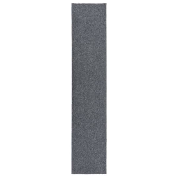 vidaXL Smutsabsorberande matta 100x500 cm grå