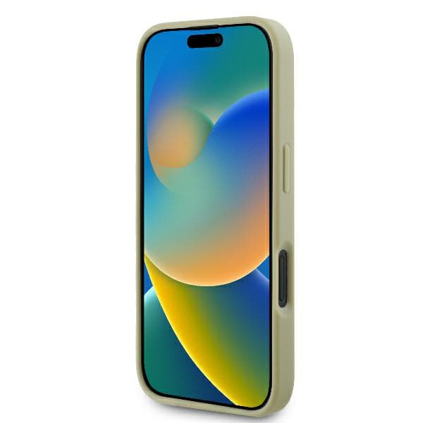 Guess Fixed Glitter Big 4G cover til iPhone 16 Plus, guld