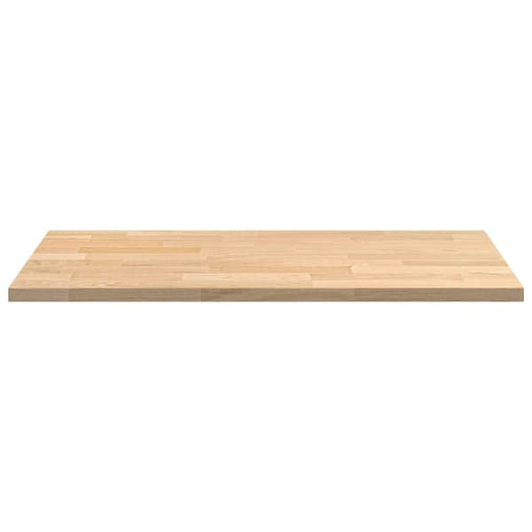 vidaXL køkkenbordplade, 100x63,5x2,7 cm, rektangulær, massivt egetræ