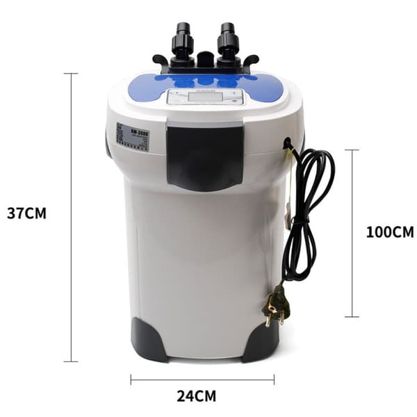 SunSun HW-3000 LCD + UV - externt filter 1200 - 3000l/h