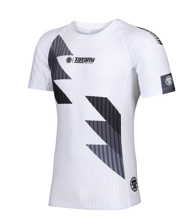 Tatami Rashguard Herr Kortärmad Abstract Vit/Grå XL
