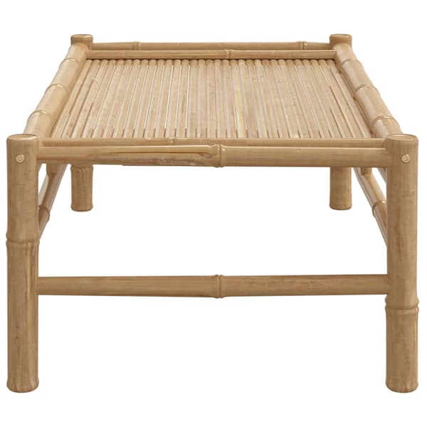 vidaXL Trädgårdsbord, 100x55x33 cm, Bambu