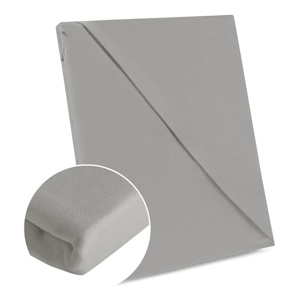 Bomullslakan 205x220 traditionellt, 100% bomull, askgrått