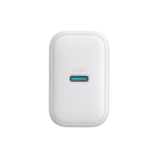 USB-C PD 30W QC SFC Väggladdare - Vit