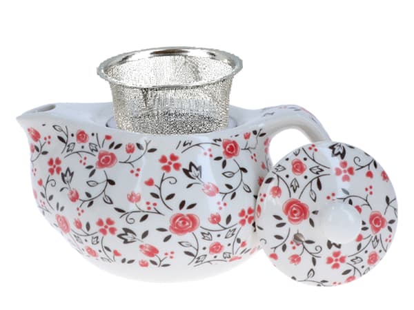 Keramisk elkedel med infuser