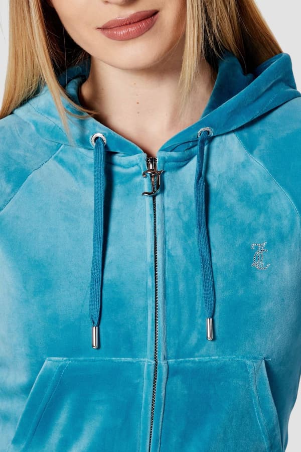 Juicy Couture Blå Dame Sweatshirt Madison M