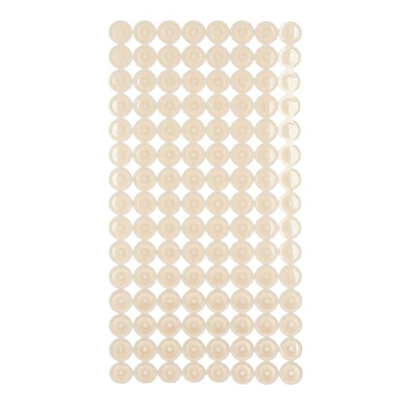 Halkfri badrumsmatta 69x36 cm beige