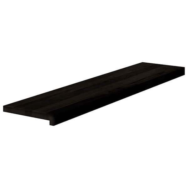 vidaXL trappetrin 2 stk. brun 110x30x2 cm massivt egetræ