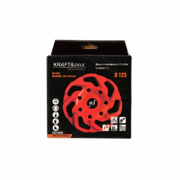Slipskiva 125x22,2mm KD1956