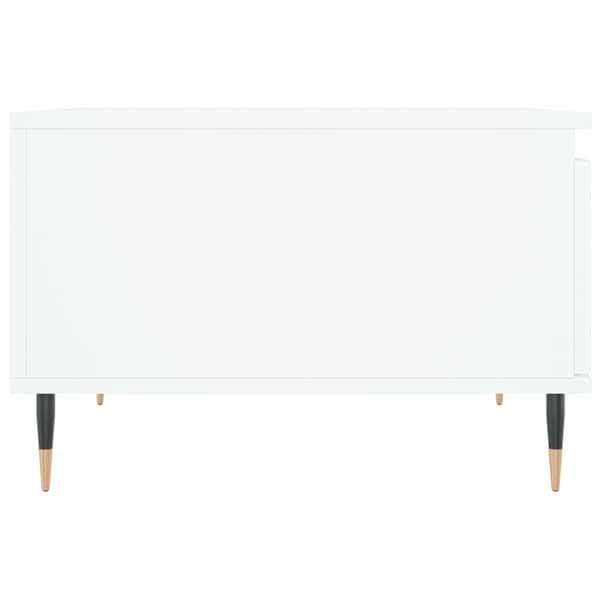 vidaXL Soffbord, Vitt, 55x55x36,5 cm, Träbaserat Material