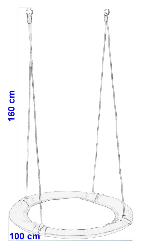 Storkbo-gunga ROMEK färgglad 100 cm