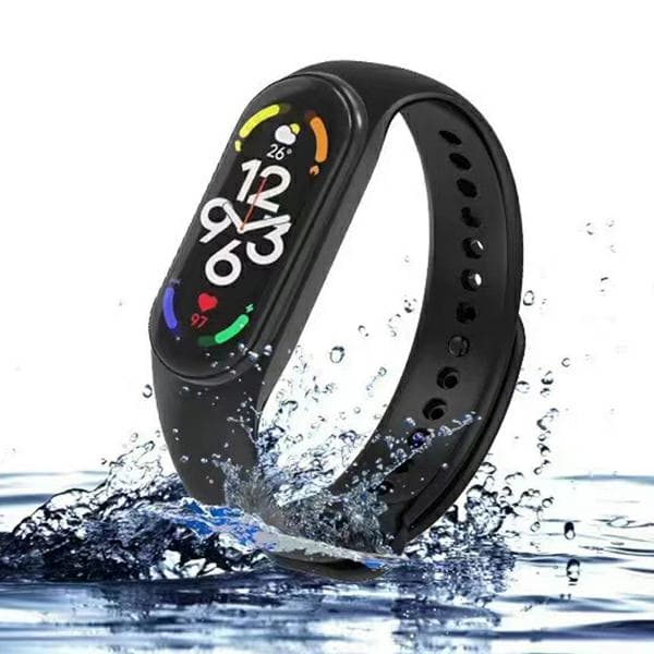 Beline-ranneke Mi Band 7/6/5:lle, musta